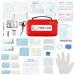 SHBC Small Travel First Aid Kit (152 Pieces) - Compact Mini Waterproof Bag for Home, Travel, Office & Outdoor Emergencies - Buy Online on GoSupps.com