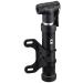 CRANKBROTHERS Gem Bike Hand Pump - Short/Long Dual Piston Pump, Presta/Schrader, High Volume and High Pressure Hand Pump Midnight