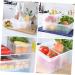 Uonlytech Food Storage Box Fridge Clear Refrigerator Bins Egg Container Plastic Container Egg Tray re-usable - Buy Online on GoSupps.com