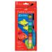 Faber-Castell Gel Sticks - 12 Twistable Watercolor Crayons for Kids with Brush - Watercolors for Kids 12 Original Colors