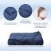 Dailydream Therapy Weighted Blanket 4.5 kg Fluffy Fleece for Adults - Blue 135x200cm - Buy Online on GoSupps.com