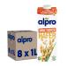 Alpro oat drink without sugar 8x1l vegan and lactose -free rich in fiber with calcium and vitamins oats 1 l (8 Pack)