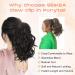 SEIKEA 10 Wavy Curly Ponytail Extension Claw - Medium Blonde with White Blonde Highlights - 10 Inch - Soft Synthetic Hairpiece for Women - Buy Online on GoSupps.com