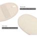 20 Pack Exfoliating Loofah Sponge Pads - 100% Natural Luffa & Terry Cloth Scrubber Body Glove for Men and Women - Ideal for Bath, Spa, and Shower - Buy Online on GoSupps.com