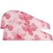 Pink Cherry Blossoms Hair Towel 2 Pack | Super Absorbent Quick Dry Hair Turbans for Women & Girls - Buy Online on GoSupps.com