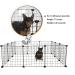Small Pet Playpen 13.8x13.8 - Indoor/Outdoor Metal Wire Cage for Small Animals - Guinea Pigs, Bunny, Hamster - Portable Yard Fence by Allisandro - Buy Online on GoSupps.com