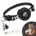 Cat neck band with waterproof Airtag Halterun reflective collar cat cat necklace with safety lock Compatible with Apple Airtag for kitten puppies adjustable length 20-33 cm.1 x Airtag holder cat neck band
