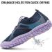 NORTIV 8 Women's Quick Dry Water Shoes | Aqua Beach Pool Swim Shoes - Dark Blue/Purple - Buy Online on GoSupps.com