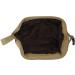 NCAA West Virginia Mountaineers Men's Canvas Concho Toiletry Bag - Khaki | One Size - Buy Online on GoSupps.com