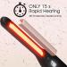 UOTEK Mini Pencil Hair Straightener - 0.3 Inch Ceramic Flat Iron for Short Hair | Digital Display Ionic Salon Styling for Men & Women - Buy Online on GoSupps.com