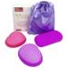 Period Disc Menstrual Disc Menstrual Cup Sustainable Menstrual Disc As An Alternative To Tampons And Pads For Light Or Heavy Flow Leak-Proof Purple