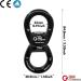 GM CLIMBING 30kN Micro Rotator Rope Swivel Device Spinner - Pack of 2 | 6700lb Breaking Strength | CE UIAA Certified for Climbing, Arborist, Swing, Dance, and Dog Leash - Buy Online on GoSupps.com