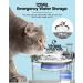 68oz 304 Stainless Steel Cat Water Fountain with 3 Filters | Automatic Pet Dispenser | Quiet Electric Drinking Fountain for Small Dogs and Multiple Pets - Buy Online on GoSupps.com