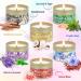 Scented Candles Set - Long Lasting Soy Wax Tin Candles for Home Fragrance | Perfect Gift Set for Women | Mother's Day Christmas Birthday Housewarming | 6 Charming Scents - Buy Online on GoSupps.com