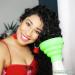 Collapsible Silicone Hair Diffuser Attachment for Portable Travel - Green | SindycurlsMagic - Buy Online on GoSupps.com