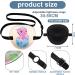 2pcs Pirate Eyepatch Elastic Eye Patch with Adjustable Buckle for Amblyopia Lazy Eye Lazy Glasses no Leakage Smooth Soft and Comfortable One Eye Cover for Pirate or Cosplay Costume (Pirate) - Buy Online on GoSupps.com