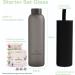 Waterdrop Starter Set Glass - 1L Glass Bottle + 18 Sugar-Free Microtrinks in 6 Fruity Varieties | Leak-Proof Carbonic Acid Beverages - Buy Online on GoSupps.com