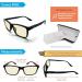 J+S Blue Light Reading Glasses for Men & Women | 3-in-1 Block 100% UVA UVB | Classic Rectangle Frame - Black | Diopter 1.0+ to 3.0 - Buy Online on GoSupps.com