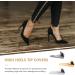 CALLARON Metal Shoes Protector 3 Pairs Pointed Toe Caps for High Heels | Elegant Tip Covers & Pumps Decoration | Durable Shoe Repair Charms - Buy Online on GoSupps.com