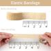 Skin Colour Elastic Self-Adhesive Bandage Finger Tape - 12pc 1 Inch Wide First Aid Wrap for Wrist and Ankle Sprains - Buy Online on GoSupps.com