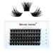 Individual Lashes D Curl Cluster Lashes 0.07mm 15mm DIY Lash Extensions Wide Stem Individual Eyelash Clusters Reusable Soft and Wispy Clusters Eyelash Extensions(FD-B-0.07-D-15) RR-15mm B-0.07-D