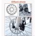 Pair of 160mm Stainless Steel Bike Disc Brake Rotors - 6 Bolt for Road, Mountain, BMX Bikes (Black) - Includes 6 Screws - Buy Online on GoSupps.com