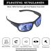 Maivnz Unsinkable Polarized Sunglasses for Men - Black Frame Blue Revo | UV400 Protection for Fishing, Surfing, Kayaking - Buy Online on GoSupps.com