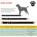 YUDOTE Ultra-Soft Natural Cotton Dog Collar for Medium Dogs with Sensitive Skin - Black M (1 Pack) - Ideal for Sensitive Pups - Buy Online on GoSupps.com
