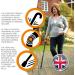 Shock Absorbing Oval Handle Telescopic Walking Stick | Enhance Safety & Comfort | Reduces Shocks & Improves Grip | Black - Buy Online on GoSupps.com