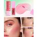 Pink Liquid Blush Oil Blush Liquid for Cheek Dewy Finish Face Blush for Natural Looks Lightweight Blush Water Longlasting Waterproof Blush Makeup Blendable Hydrating Formula Tinted Blush Oil-02# - Buy Online on GoSupps.com