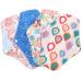 Menstrual Pads 4pcs Washable Napkin Toile Menstrual Pads Reusable Pads Absorbent Panty Liners Bamboo Charcoal Fiber Pads Women Supply Comfortable Bamboo Charcoal Cotton Pads