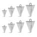 Fishing Sinker Weight for Saltwater 1oz 2oz 3oz 4oz (28g 56g 84g 112g) 1oz+2oz+3oz+4oz(8 Pcs)