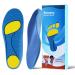 Bacophy Kids Orthotic Arch Support Shoe Insoles Children Pu Cushioning Inserts Shock Absorption Velvet Surfaces Deep Heel Cup Inner Sole for Flat Feet Plantar Fasciitis Feet Heel Pain Relief 5-7 M US Big kid