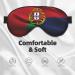 SSIMOO Portuguese Flag Sleep Mask - Adjustable Breathable Eye Mask for Comfortable Sleep | Shop Stylish Sleep Accessories Online - Buy Online on GoSupps.com