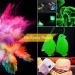 Glow in The Dark Pigment Powder 12 Colors - Non-Toxic Luminous Dye for Resin, Acrylic Paint, Slime, Nails, Halloween Party - Long Lasting & Skin Safe - 0.35oz Each - Buy Online on GoSupps.com