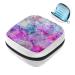 GIAPB Sanitary Napkin Storage Bag Period Bag Tampon Bag Makeup Bag Pad Pouch Colorful Art Circle Color4728