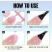 TOMICCA Extra Short Oval Nail Tips 180PCS Pink Soft Gel Nails - 3 in 1 Base Coat Coverage - Matte Full Coverage Nail Tips for Nail Art Extensions - Buy Online on GoSupps.com