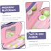Solustrie Pink Double-Layer Glasses Case for Women | Stylish Leather Sunglasses & Lens Holder | Travel Tweezers Included | Durable Violet PU Design - Buy Online on GoSupps.com