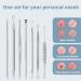 7 Pcs Blackhead Remover Tool Set for Face and Nose | Acne Extractor Kit with Leather Bag - Buy Online on GoSupps.com