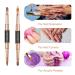 Double-Ended Acrylic Nail Art Brushes Set - Etercycle Gel Polish Design Pen Painting Tools for Salon Quality Manicures at Home - Buy Online on GoSupps.com