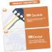 Exceart 4 Sets Cross-Engraving Image Hanging Embroidery Starter Kit - Punched Cross Kits for Adults & Kids - Complete Sewing & Punch Needle Packs - Buy Online on GoSupps.com