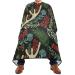 Waterproof Barber Cape -Flower Pattern 3 Cheetah Haircut Bib for Men Unisex Hair Cutting Cape(8rp1a)