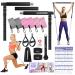 Pilates rod Pilates bar set with resistance tapes metal setting buckle & training poster pilates sculpture fitness rod for home gym workout equipment (women) black (20/25/30lbs)