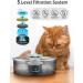 Stainless Steel Cat Water Fountain 2.0L/67oz - Ultra-Quiet Pump, LED Light, Dishwasher Safe - Ideal for Puppy and Cat - Buy Online on GoSupps.com