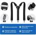 Clundoo Extra Strong Braces for Men & Women - 3.5 cm Wide Elastic with 3 Metal Clips - Adjustable Rush Carrier - Buy Online on GoSupps.com