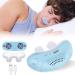 Anti Snoring Devices Electric Snoring Solution for Men Women Obvious Effect Mini Anti Snoring Sleep Aid Double Eddy Current Suitable for All Nose Shapes(Blue)
