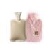 Hot Water Bottle Bag with Soft Cover Comfortable Warm Hot Water Bottle Hand Warmer Body Back etc. (Green) Verde