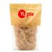 Yupik Crystallized Ginger Slices 1 kg Kosher GMO-Free Chewy Ginger Root Sugar Coated Strips Candied Ginger Sweet Snacks Aromatic Topping & Inclusion Ideal for Baking Teas Beverages 1 kg (Pack of 1)