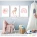 Magical Unicorn Poster Set for Children's Room Decor | A4 Size | Set of 3 Girls Wall Art Pictures - P57 - Buy Online on GoSupps.com