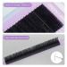 Premium D Curl Eyelash Extensions 8-20mm - Super Volume 20 Rows for Professional Salon Use | Soft Silk Matte Dark - 0.05-D-8-16 Mixed - Buy Online on GoSupps.com